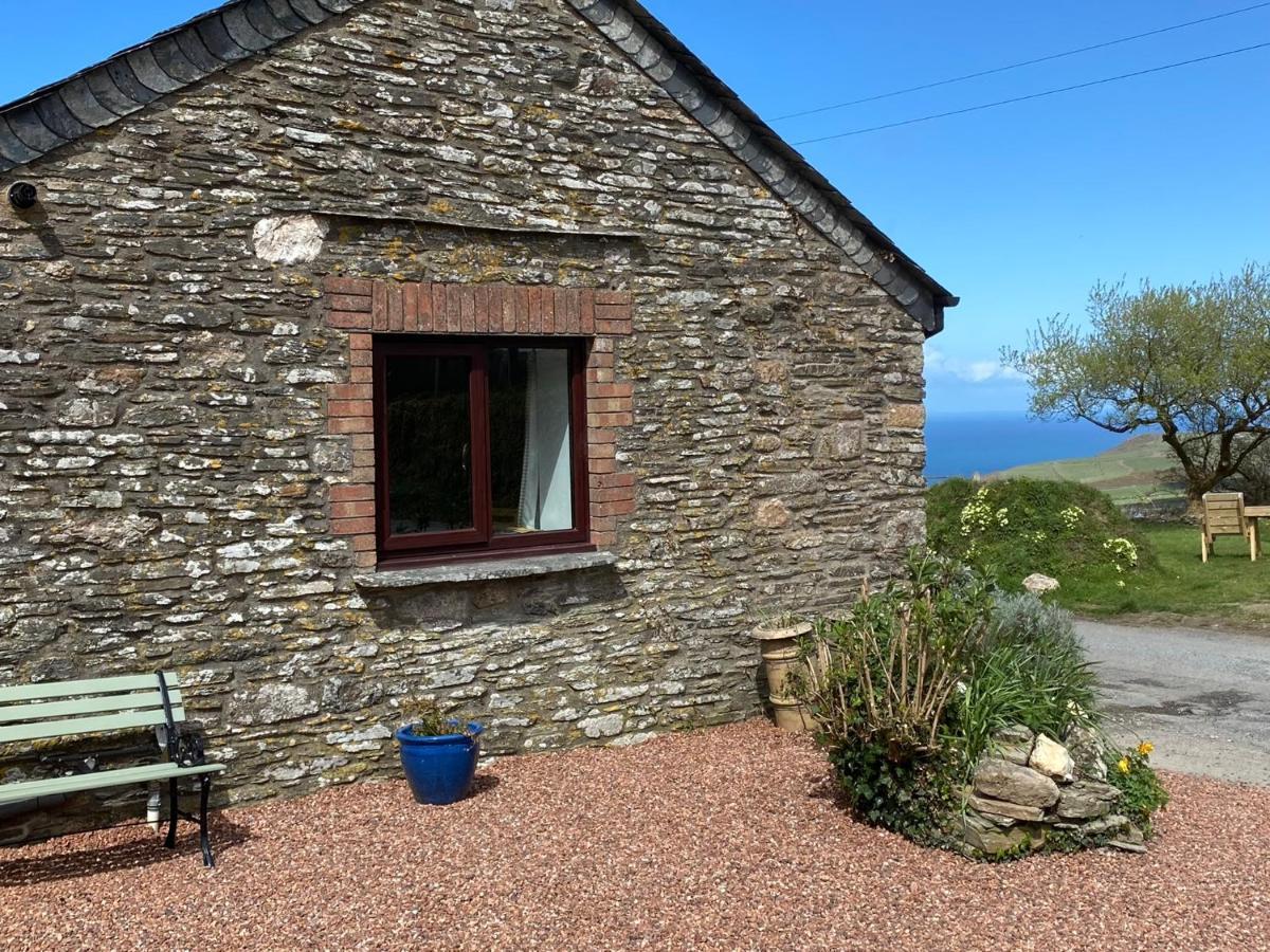 Polrunny Farm Seaberry Cottage With A Sea View And Log Burner Боскасл Экстерьер фото